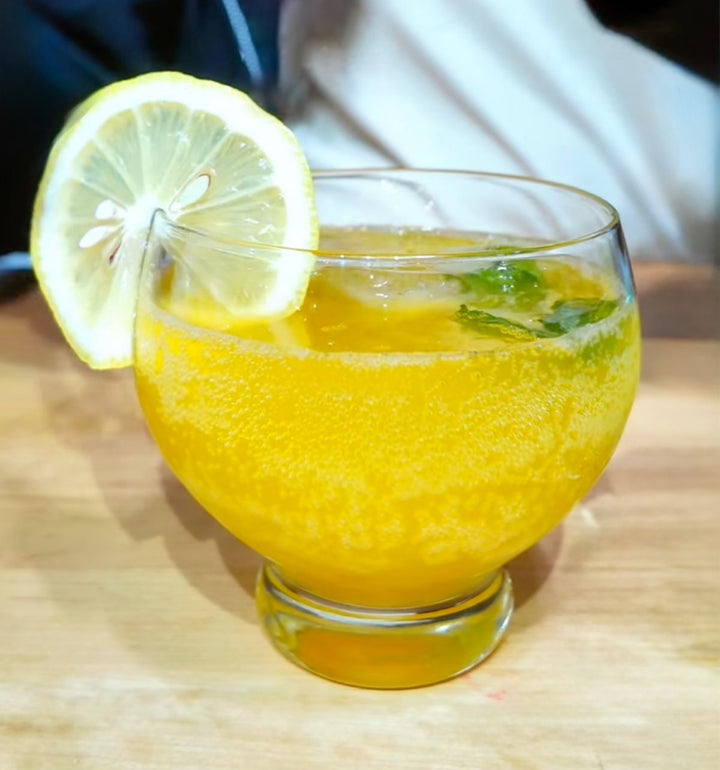 Orange-Mango Ginger Beer Mocktail