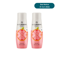 SodaStream Zero Sugar Pink Grapefruit Drink Mix - Pack of 2