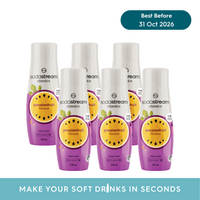 SodaStream Low Sugar Passionfruit Drink Mix - Pack of 6