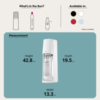 SodaStream Terra Sparkling Water Maker - White