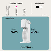 SodaStream Art Sparkling Water Maker - White