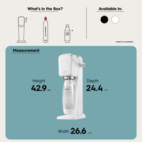 SodaStream ART Sparkling Water Maker - White