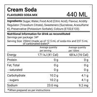 SodaStream Classics Cream Soda Drink Mix - Pack of 6