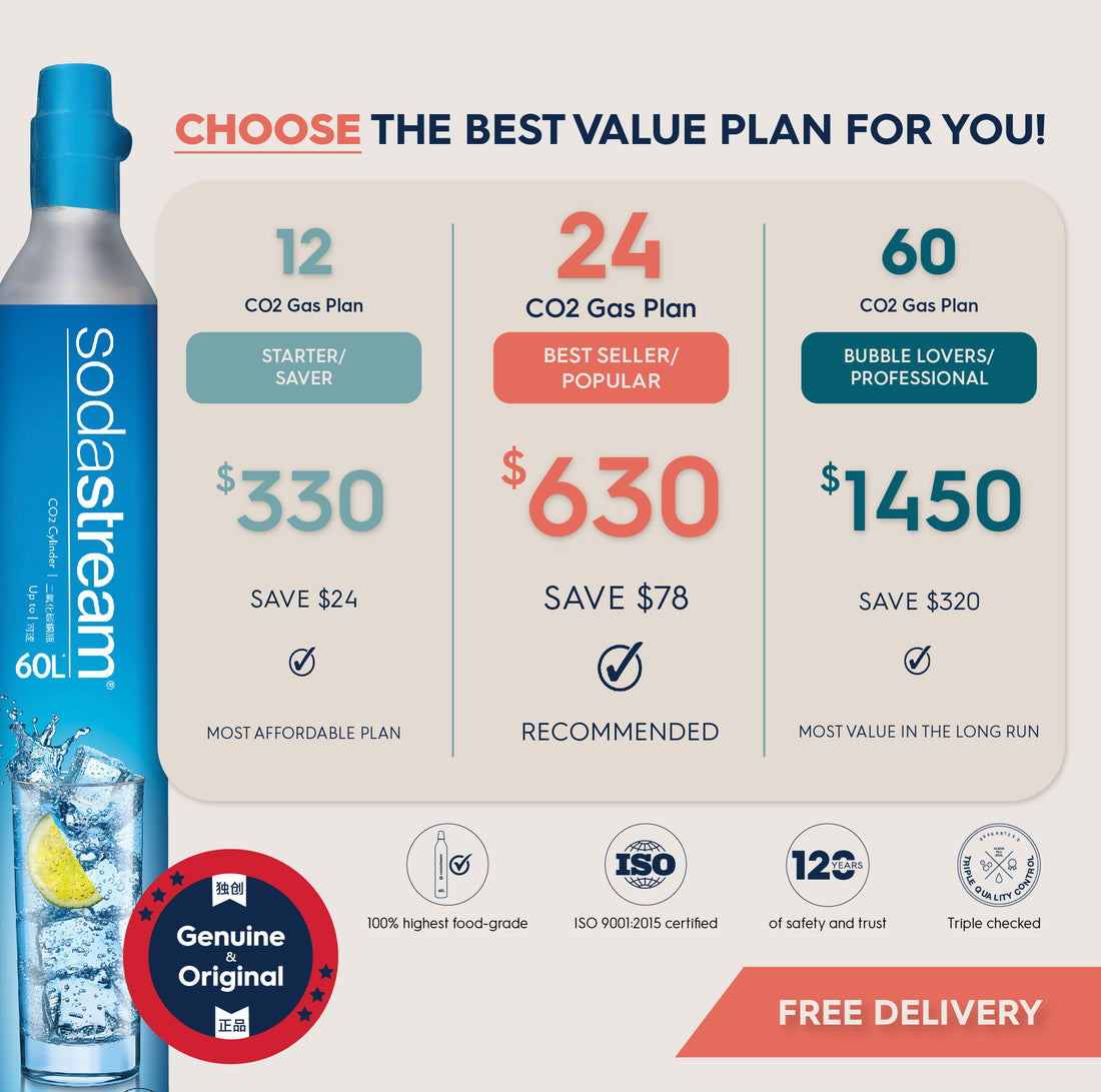 SodaStream One Touch White Sparkling Water Maker