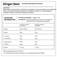SodaStream Classics Ginger Beer Drink Mix