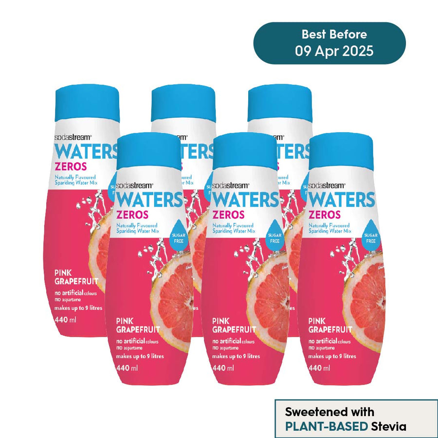 SodaStream Zeros Pink Grapefruit Drink Mix - Pack of 6