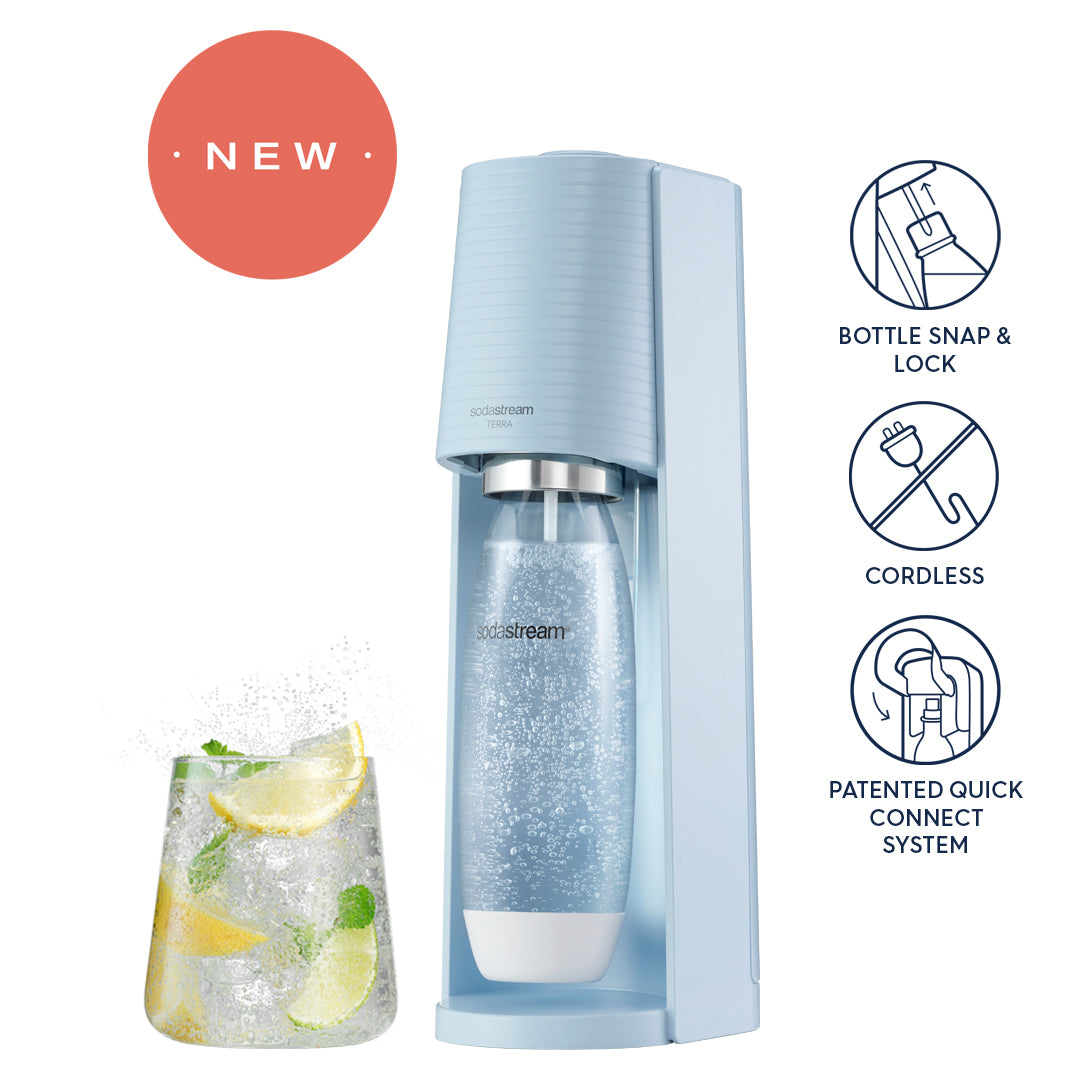 Introducing The SodaStream TERRA  The best way to make fresh sparkling  water 