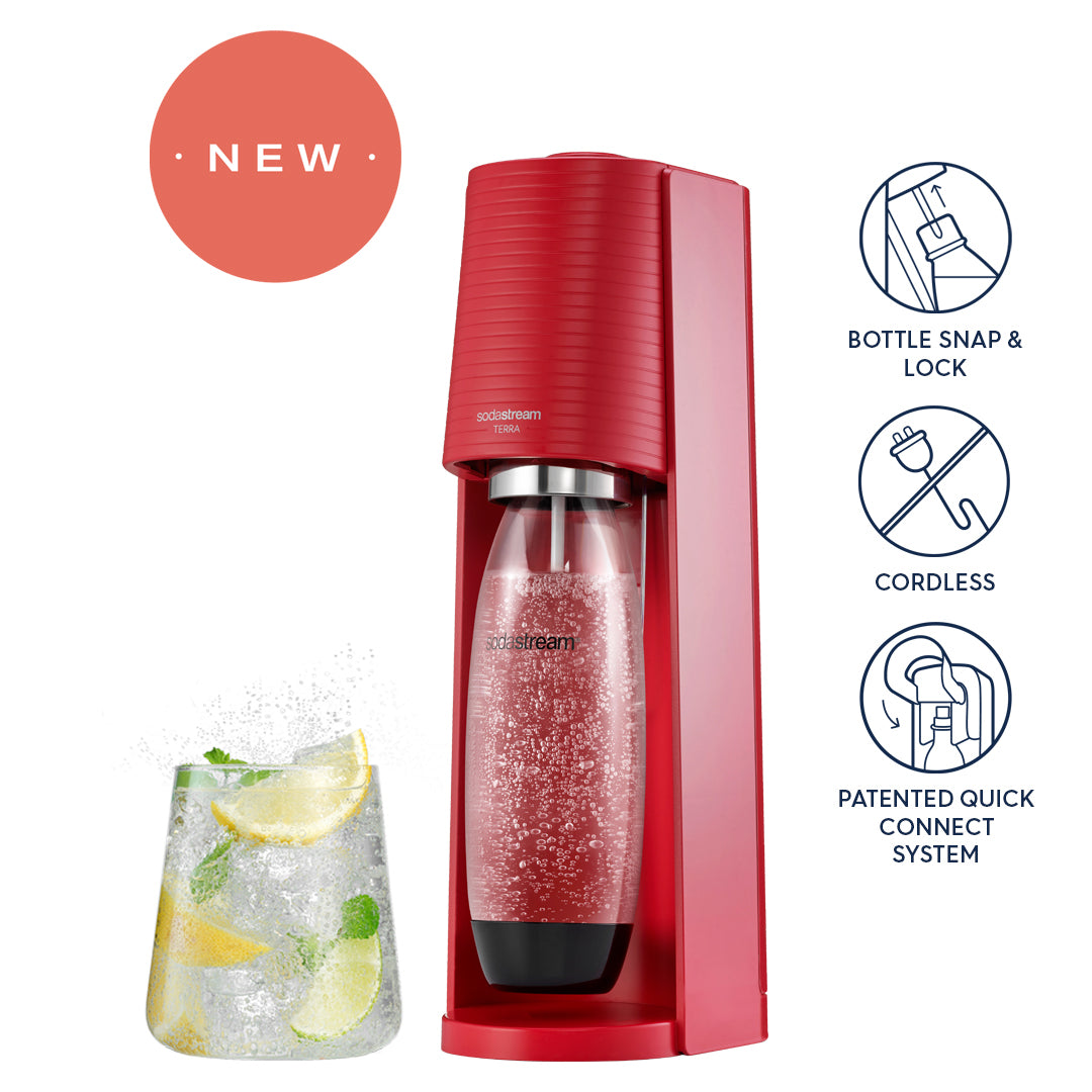 Introducing The SodaStream TERRA  The best way to make fresh sparkling  water 