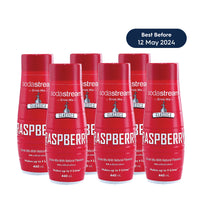 SodaStream Classics Raspberry Drink Mix - Pack of 6