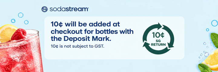 Beverage Container Return Scheme (BCRS) with SodaStream