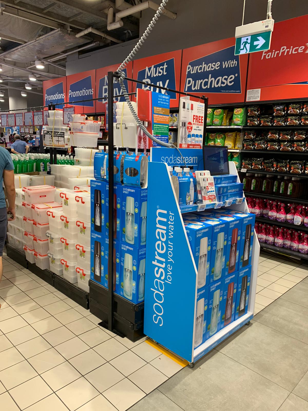 Sodastream Store SodaStream Now Sold at FairPrice Xtra Hypermarket Singapore | Blog ...