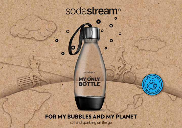 STILL OR SPARKLING?  ON THE GO WITH MY ONLY BOTTLE