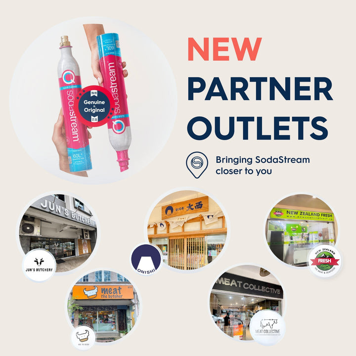 NEW Locations for SodaStream CO2 Refill Cylinder Exchange!