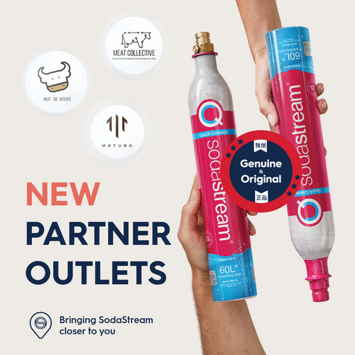 NEW Locations for SodaStream CO2 Refill Cylinder Exchange!