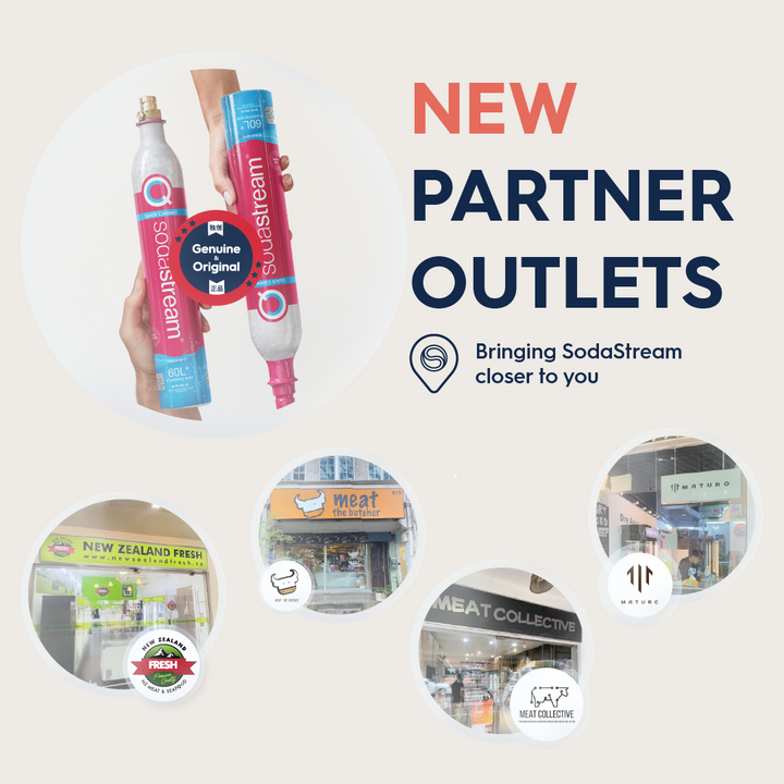 NEW Locations for SodaStream CO2 Refill Cylinder Exchange!