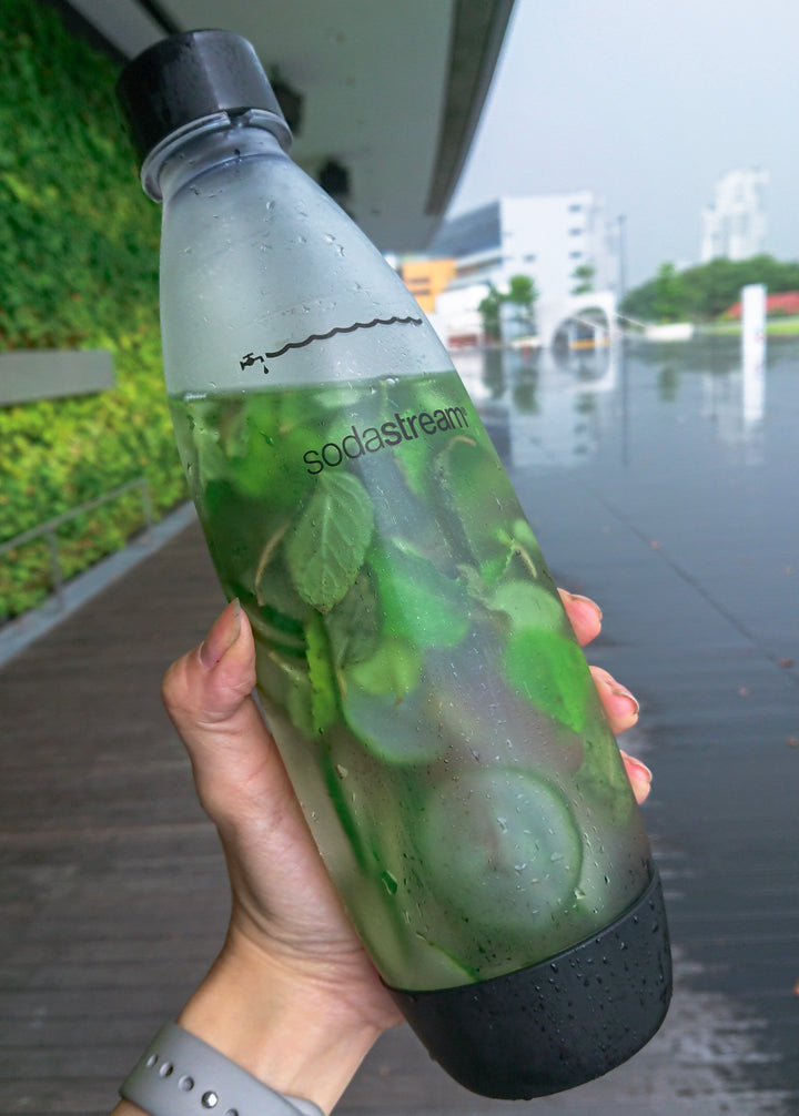 SodaStream Mint Cucumber Sparkling Water Infusion Recipe