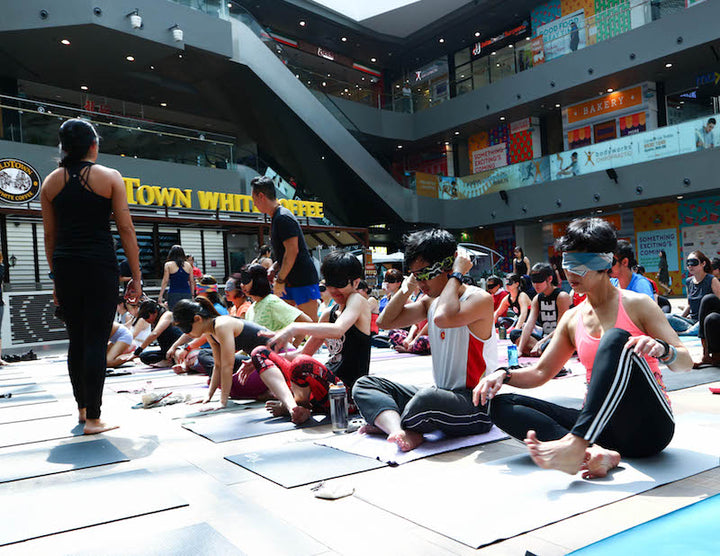Fizzing Our Way in Blind Yoga