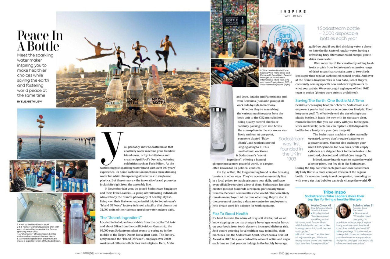 Singapore Women's Weekly Feature SodaStream Singapore – SodaStream SG