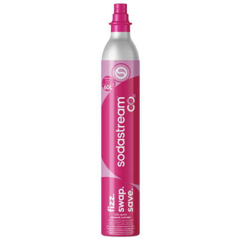 1x pink CO₂ cylinder (up to 60L)