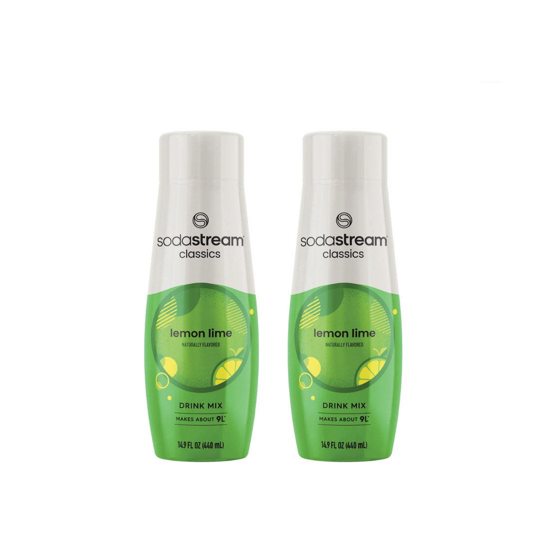 SodaStream Classics Lemon Lime Drink Mix - Pack of 2