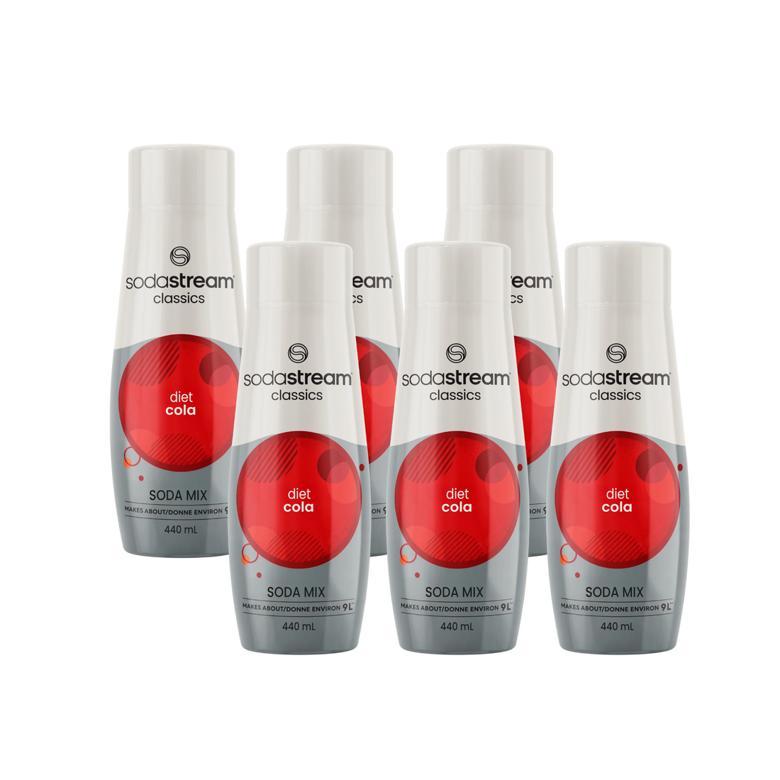 SodaStream Classics Diet Cola Mixes Saver - Pack of 6