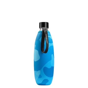 Cooler Cover for 1L Bottle with Loop Handle (Blue Camo)