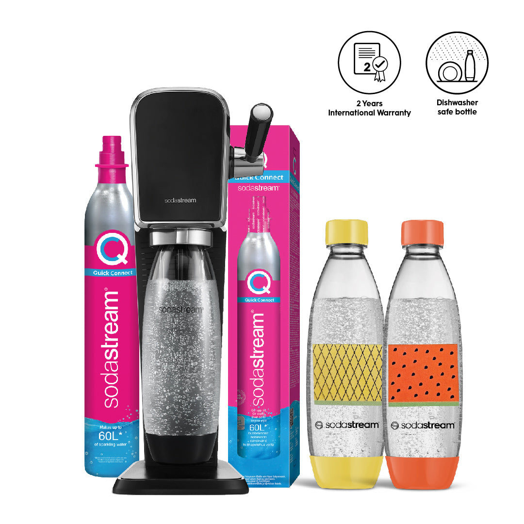 [Bundles] SodaStream Art Black Sparkling Water Maker