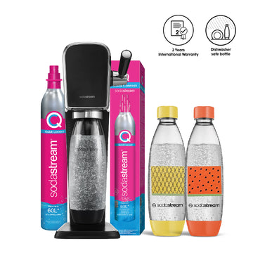 [Bundles] SodaStream Art Black Sparkling Water Maker