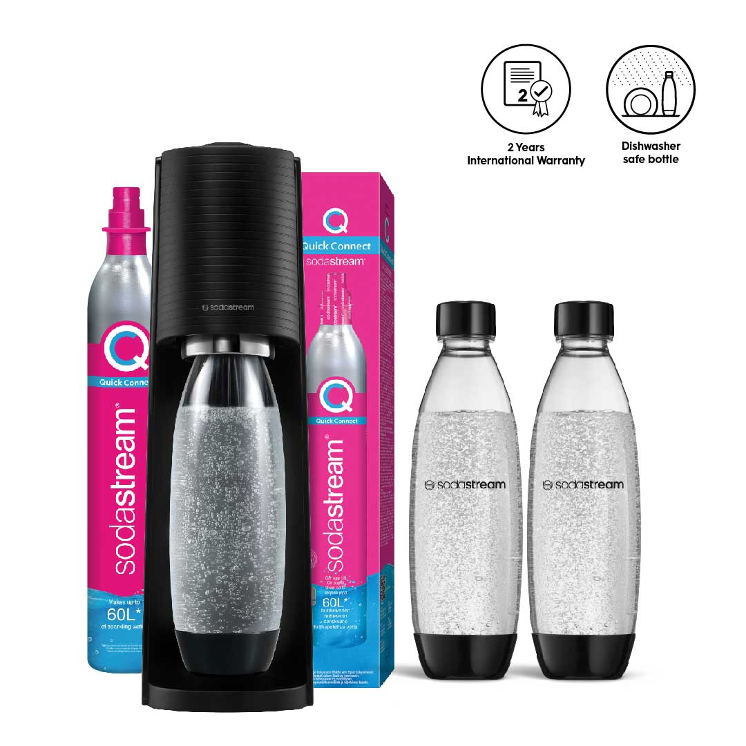 [Bundles] SodaStream Terra Black Sparkling Water Maker