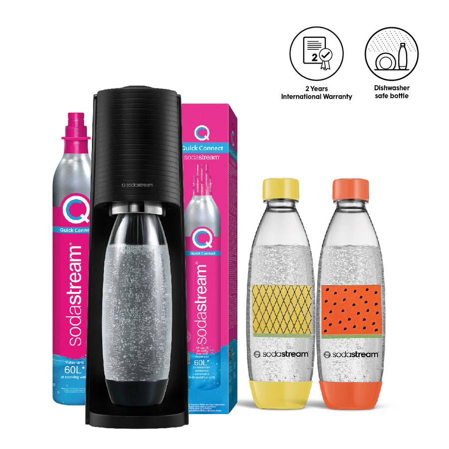 [Bundles] SodaStream Terra Black Maker Sparkling Water Maker