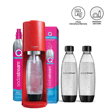 [Bundles] SodaStream Terra Red Sparkling Water Maker