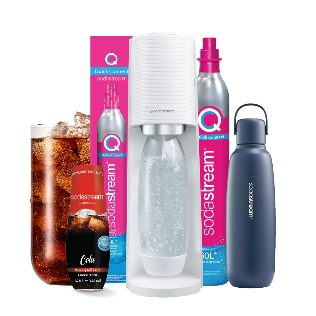 Bundle Deal!! SodaStream Terra White Maker Sparkling Water Maker