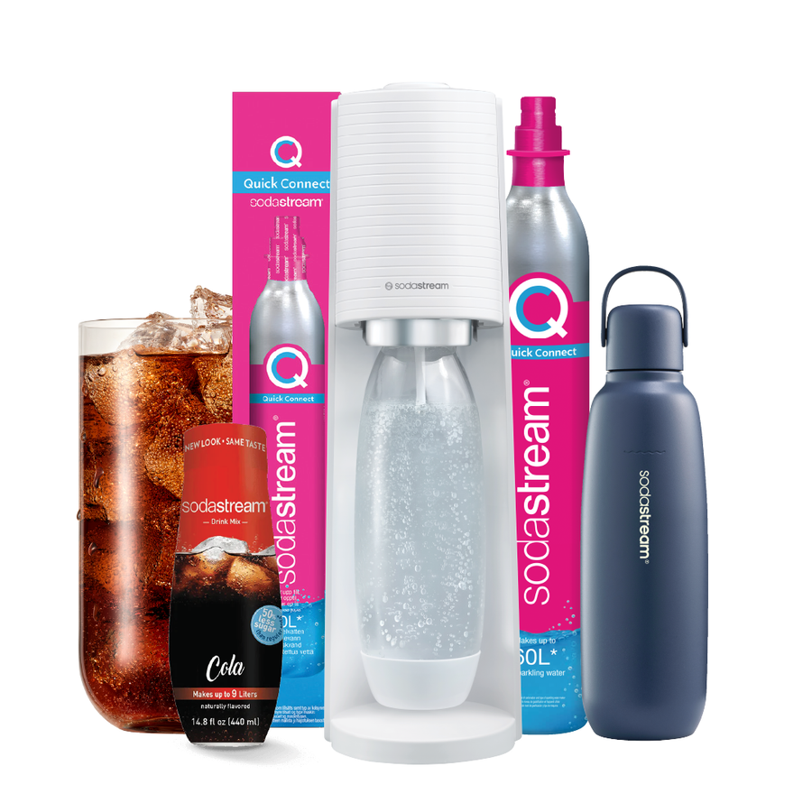 Bundle Deal!! SodaStream Terra White Maker Sparkling Water Maker