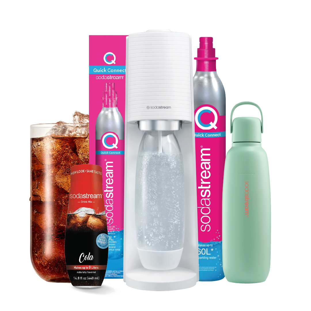 Bundle Deal!! SodaStream Terra White Maker Sparkling Water Maker