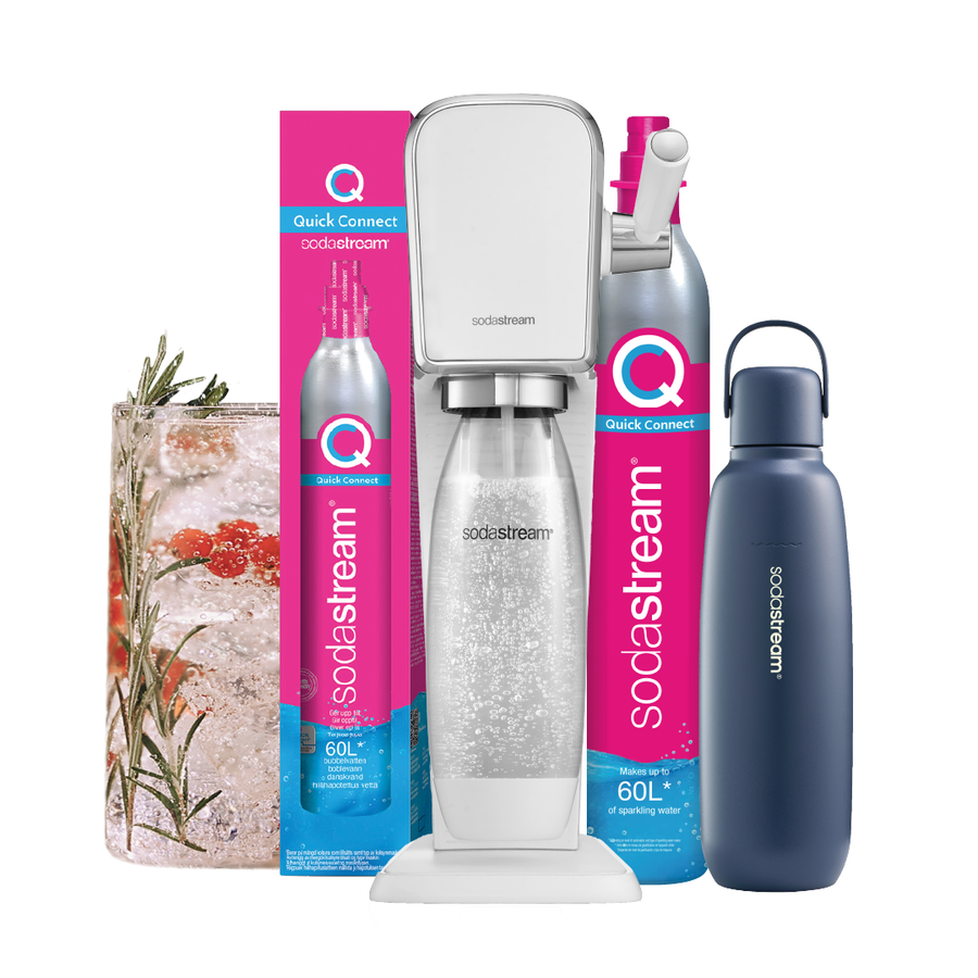 Bundle Deal!! SodaStream Art White Sparkling Water Maker