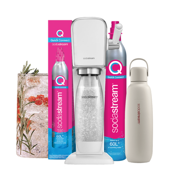 Bundle Deal!! SodaStream Art White Sparkling Water Maker