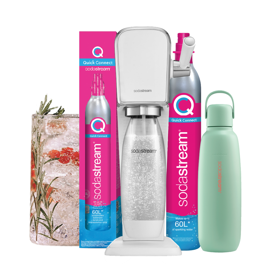 Bundle Deal!! SodaStream Art White Sparkling Water Maker