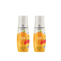 SodaStream Low Sugar (99% Sugar-Free) Orange Mango Drink Mix - Pack of 2