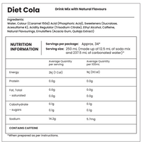 SodaStream Classics Diet Cola Mixes Saver - Pack of 6