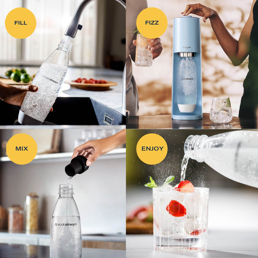 SodaStream Terra Sparkling Water Maker - Misty Blue