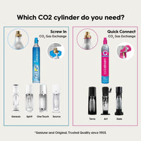 SodaStream Original Exchange CO2 Gas Refill Cylinder 60L