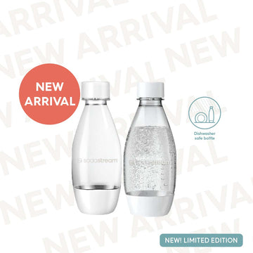 *CARTON 6pc* SodaStream 0.5L DWS Bottles Twin Pack - White