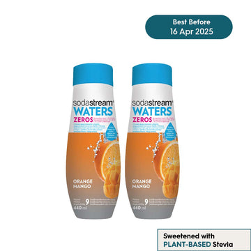 SodaStream Zeros Orange Mango Drink Mix - Pack of 2