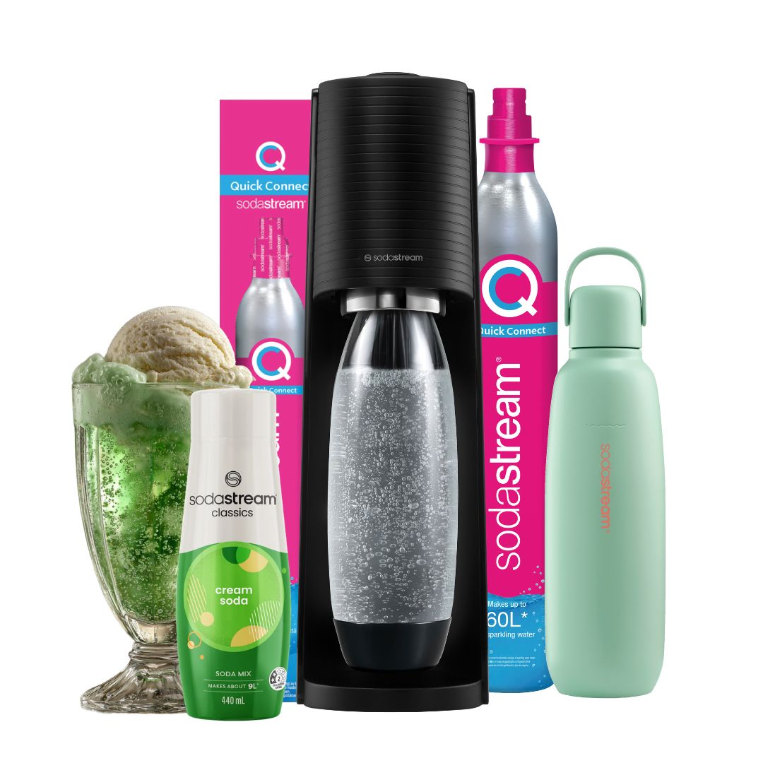 Bundle Deal!! SodaStream Terra Black Maker Sparkling Water Maker