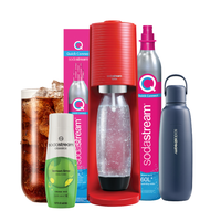 Bundle Deal!! SodaStream Terra Red Maker Sparkling Water Maker