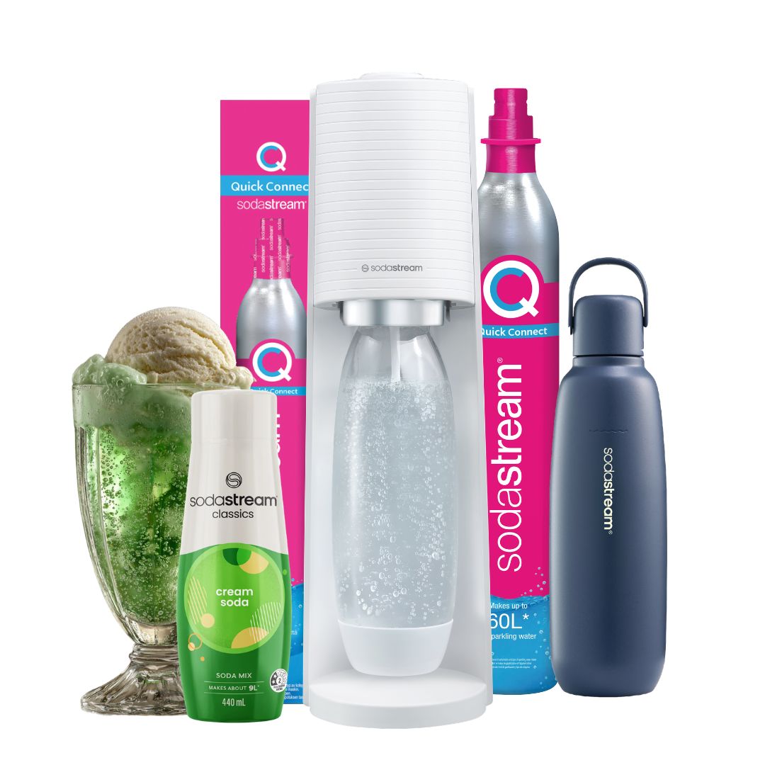 Bundle Deal!! SodaStream Terra White Maker Sparkling Water Maker