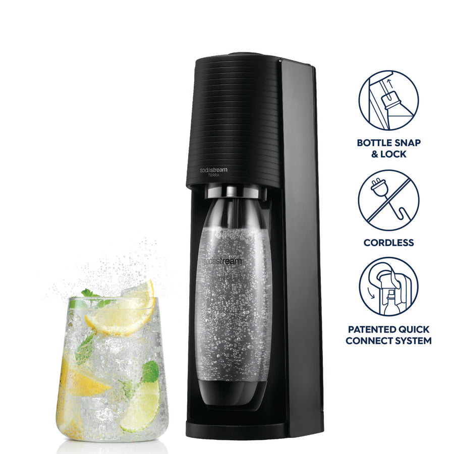 SodaStream Terra Sparkling Water Maker - Black