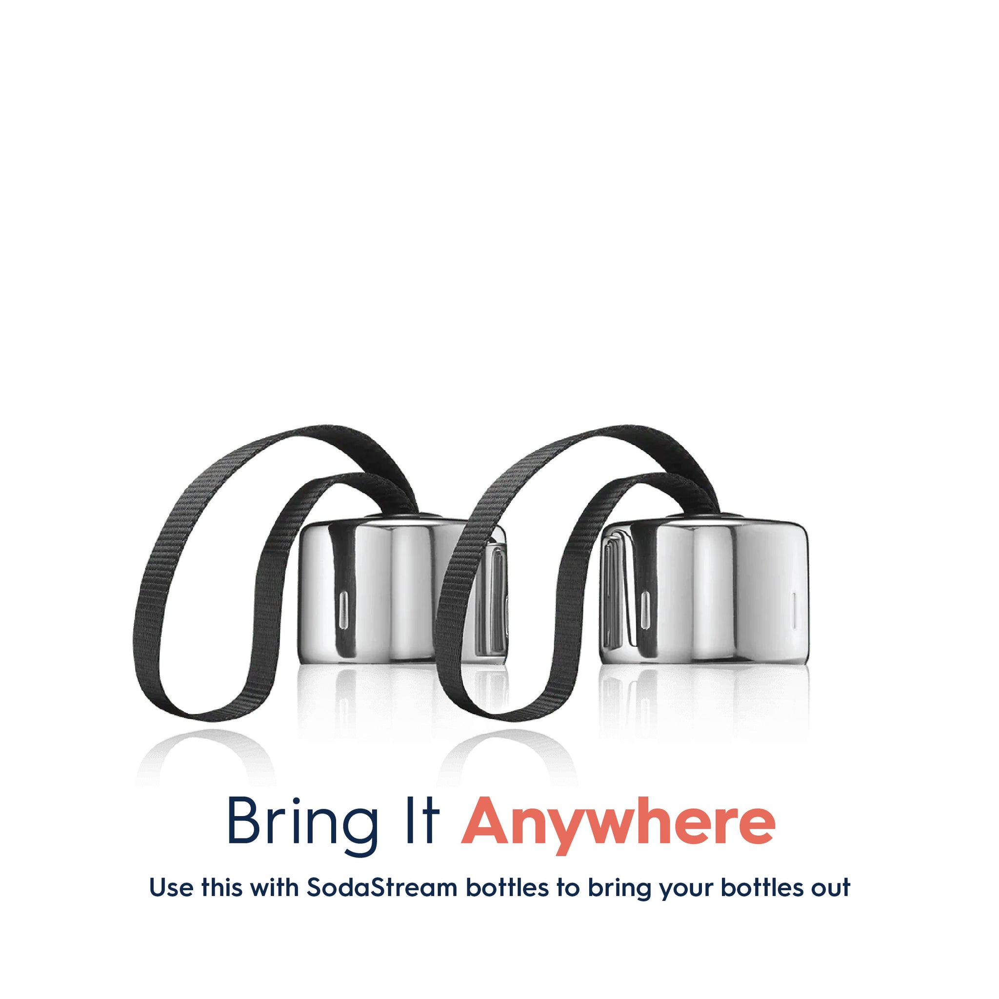 Loop Cap Pack Metal Loop Bottle Caps Twin Pack Black | SodaStream – SodaStream Singapore