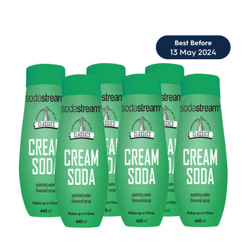 SodaStream Classics Cream Soda Drink Mix - Pack of 6