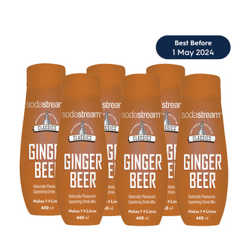 SodaStream Classics Ginger Beer Drink Mix - Pack of 6